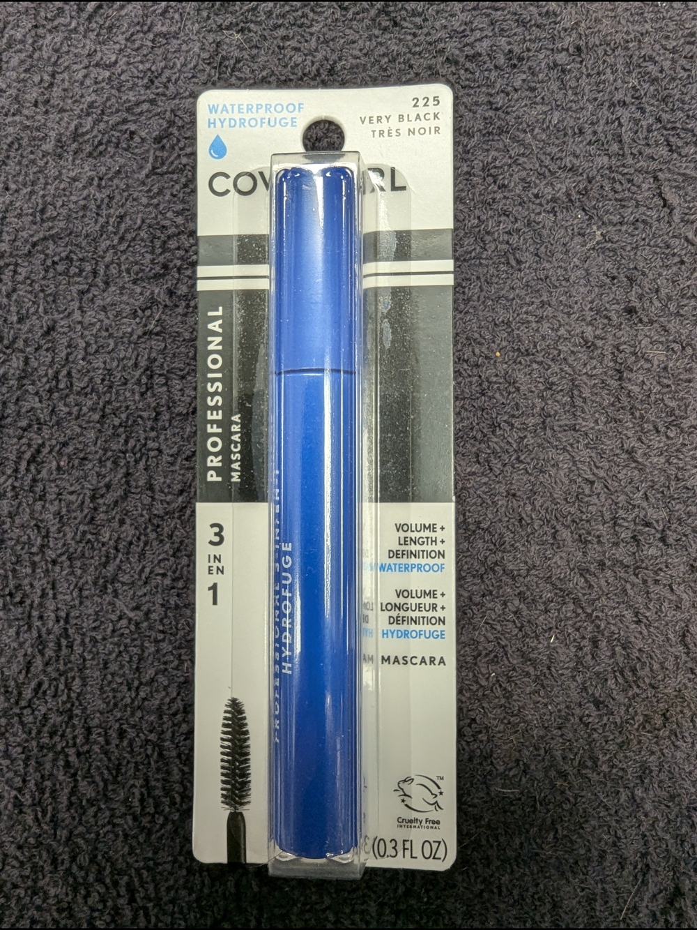 CoverGirl Professional Waterproof Mascara - Blue Tube (Very Black)